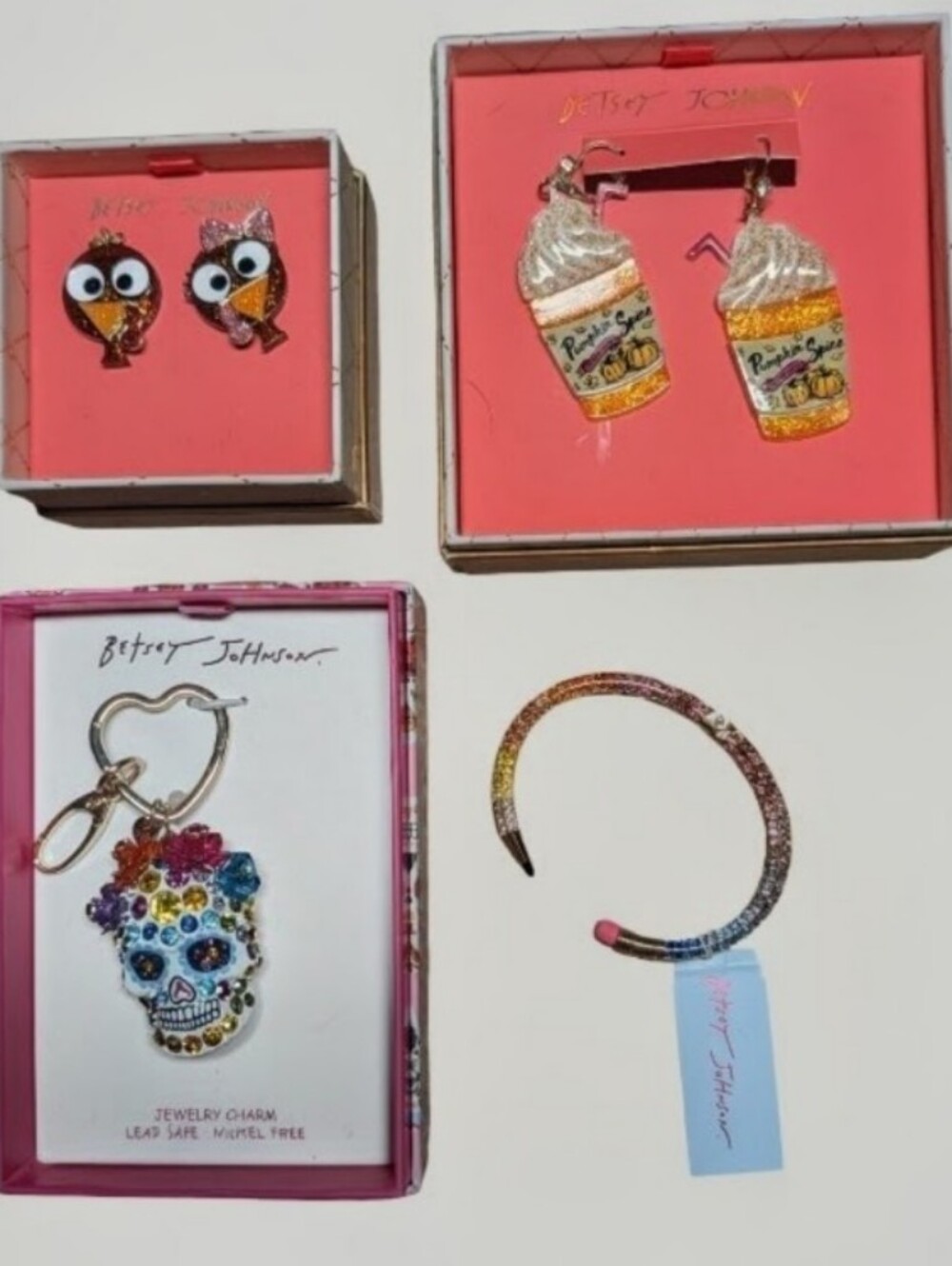 Betsey Johnson Fall Jewelry: Back-2-School, Thanksgiving & Dia De Los Muertos